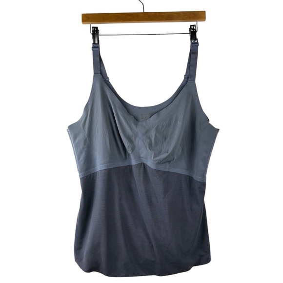 Honeylove Liftwear Camisole Beautiful Two tone blue Size 2X Plus Size - Picture 2 of 10